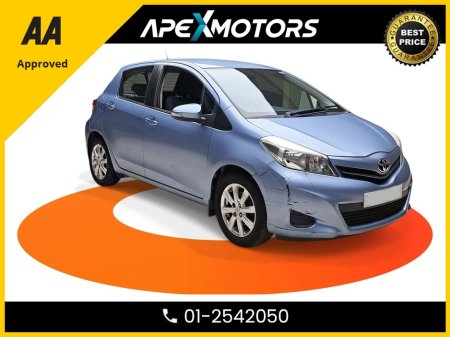 2013 Toyota Yaris TOP-SPEC TR 5DR HATCH * 1.3 VVTI PETROL * NEW NCT SEP-27 * 10 STAMPS SERVICE HISTORY * AA APPROVED *