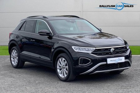 2025 Volkswagen T-Roc 1.0 TSI 115PS Match in Black with 6K