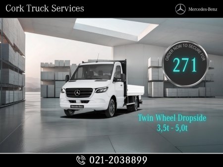2027 Mercedes-Benz Sprinter Chassis Cab - Single or Twin Wheel, 3,5t to 5,0t