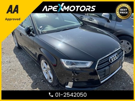 2017 Audi A3 FINANCE ARRANGED * TOP-SPEC SPORT EDITION * FULL BLACK LEATHER SPORT SEATS * FACELIFT MODEL * 1.4 5D