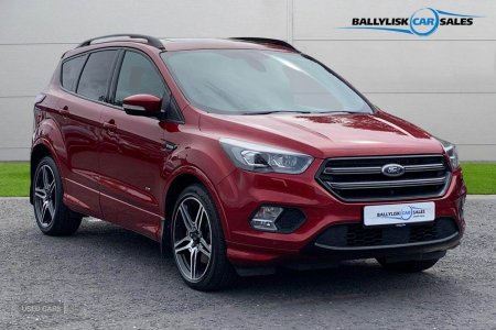 2018 Ford Kuga 2.0 TDCi 180PS ST-Line Auto AWD in Ruby Red with only 44K