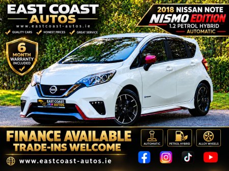 2018 Nissan Note 1.2 Pet Sport