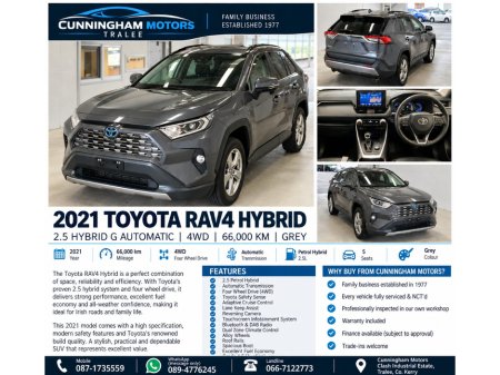 2021 Toyota RAV4 G Leather