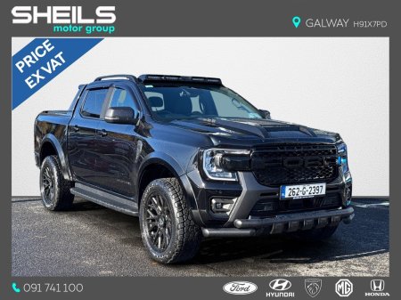 2026 Ford Ranger RANGER SMG BLACK EDITION 2.0 TD 205PS PRICE EXCL VAT