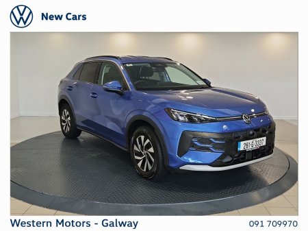 2026 Volkswagen T-Roc Life, Alloys, LED Lights, Sensors, Winder Pack, Apple Car Play plus much more.