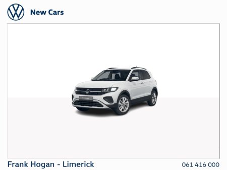 2026 Volkswagen T-Cross Edition 75 1.0TSI 5 Speed Manual (PCP €483 Monthly)