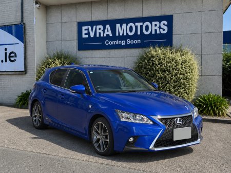 2016 Lexus CT F-SPORT AUTOMATIC HYBRID 1.8 PETROL //LOW MILES//HIGH SPEC//SUNROOF//FULL LEATHER SEATS//HEATED SEAT