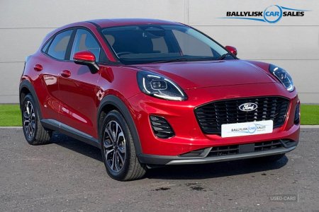 2025 Ford Puma 1.0T 125PS Titanium Auto in Fantastic Red with 17K