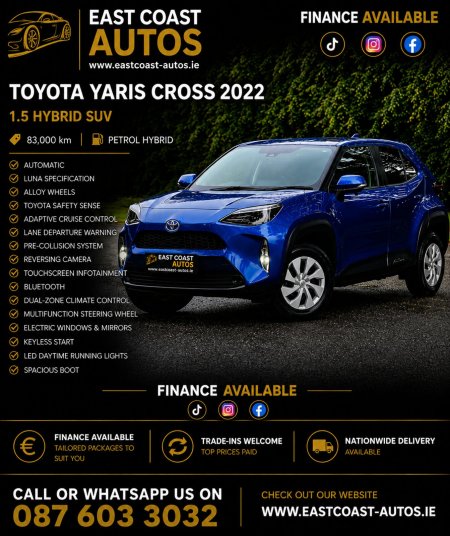 2022 Toyota Yaris Cross 1.5 Hybrid CVT Luna Sport