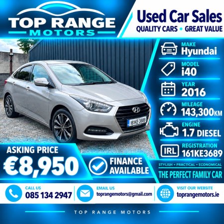 2016 Hyundai i40 Executive Plus 1.7 Diesel
