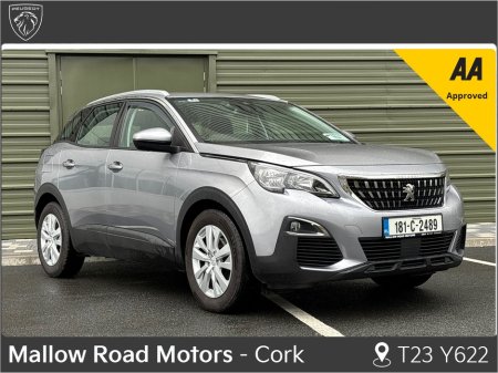 2018 Peugeot 3008 ACTIVE 1.2 Petrol Manual 130BHP