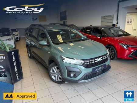 2023 Dacia Jogger Expression TCE 110 NBI 5DR 7 Seater MANUAL. NCT&TAX, Alloy Wheels, 2 Keys, Reverse Camera, MFSW, Cru