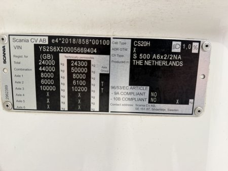 2022 SCANIA 500S - photo 30