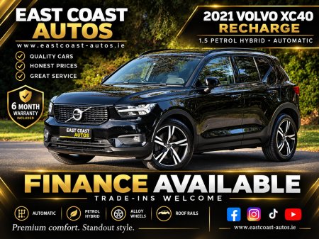 2021 Volvo XC40 PHEV T4 (197hp) R-Design FWD