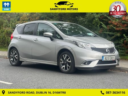 2016 Nissan Note 1.2 SV Sport E6 4DR