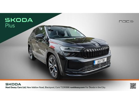 2025 Skoda Kodiaq SPORTLINE 2.0 TDI 150HP DSG- NEW MODEL FINISHED IN MAGIC BLACK METALLIC-20" RILA ALLOYS-LIGHT& VIEW