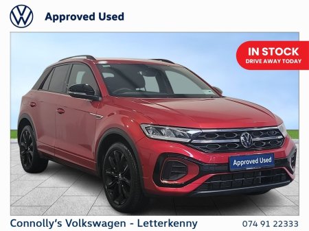 2023 Volkswagen T-Roc R-Line 110HP R-Line I Black Pack *Kings Red*