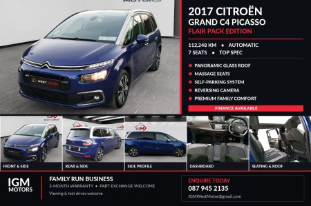 2017 Citroen C4 Puretech 110 Flair Convenience Pack