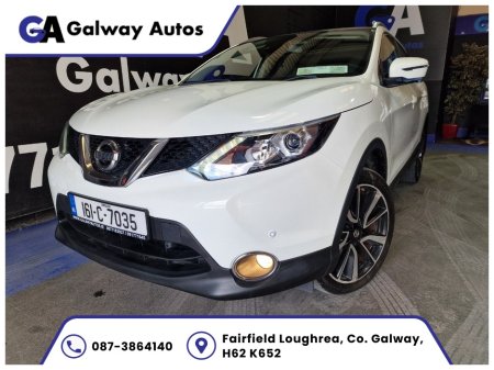 2016 Nissan Qashqai 1.6 DCI **SAT NAV, PAN ROOF, FULL LEATHER**
