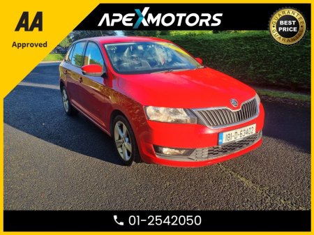 2018 Skoda Rapid FINANCE ARRANGED * SPACEBACK SE TECH T TDI * RELIABLE DIESEL * NEW NCT OCT-28 * LOW LOW DIESEL MILES