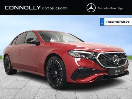 2026 Mercedes-Benz E-Class E300 de AMG Line w/ MBUX Superscreen, Night Pack, Interior Leather Package & 20" Multispoke Alloys