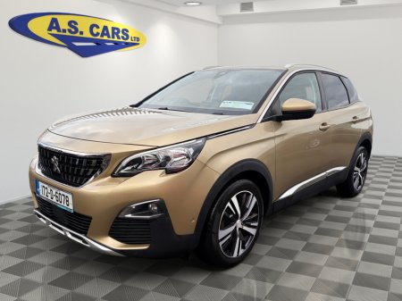 2017 Peugeot 3008 ALLURE 1.2 ** TOP SPEC LOW MILEAGE IRISH CAR ** PANORAMIC GLASS ROOF ** HALF LEATHER ** REVERSE CAME