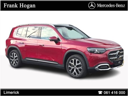 2027 Mercedes-Benz GLB GLB 250+ EQ Progressive (Battery 85 Kw: Range  630 Km,Power: 272 BHP)Road Tax € 120