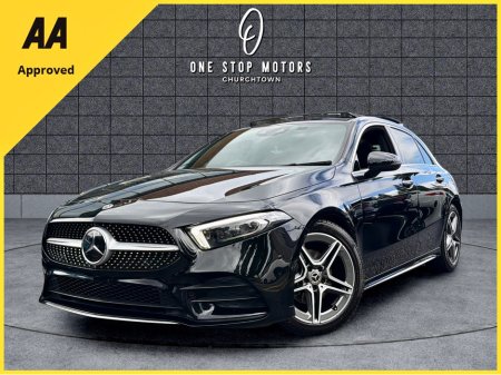 2019 Mercedes-Benz A-Class AMG PREMIUM+ (PANORAMIC SUNROOF) RED/BLACK LEATHER-360 CAMERA-HEADS-UP DISPLAY-LOW KM-HUGE SPEC