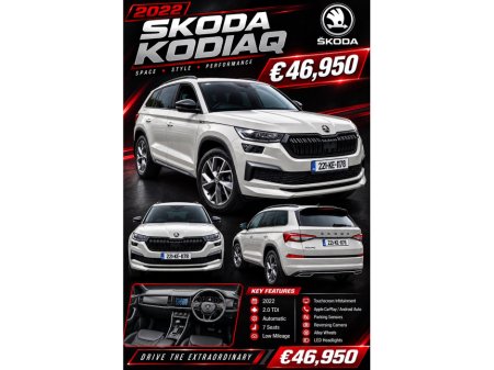 2022 Skoda Kodiaq 7S SPORT 2.0 TDI 15 150HP DSG