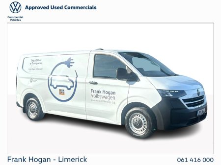 2025 Volkswagen Transporter ETRANSPORTER TRENDLINE LWB 218BHP   EX VAT