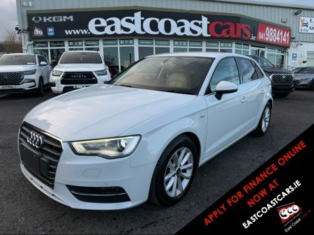 2013 Audi A3 (132 REG ) FULL CREAM LEATHER SEATS / HEATED SEATS REVERS CAMERA  // ONLY 65 K/Km