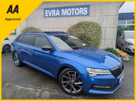 2023 Skoda Superb C SPORT AUTOMATIC 2.0 DIESEL 150HP //HALF LEATHER HEATED SEATS//PANORAMIC GLASS SUN ROOF//CRUISE CON