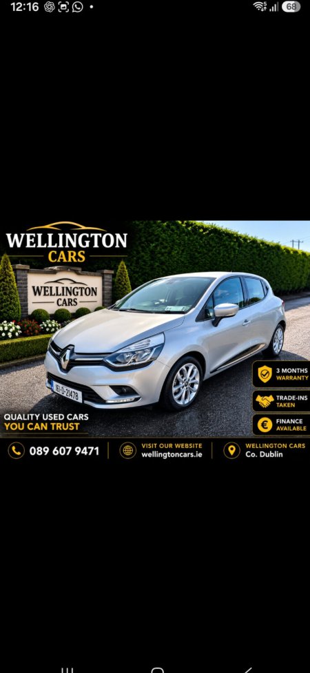 2017 Renault Clio 1.2 16V 75 DYNAMIQUE NAV