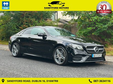 2018 Mercedes-Benz E-Class E220 D AMG Line 2DR Auto