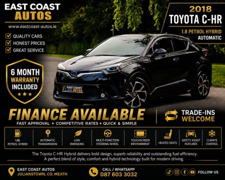 2018 Toyota C-HR 1.8 HYBRID LUNA