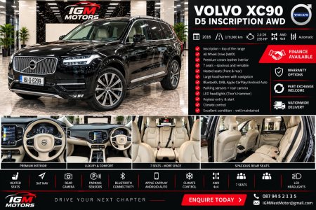 2016 Volvo XC90 D4 (190hp) FWD Momentum Geartronic