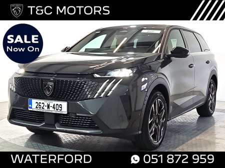 2026 Peugeot 5008 *Low Mileage Hybrid* Allure Model  360 Cameras, Parking Sensors, Adaptive Cruise Control, Wireless P