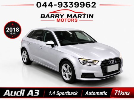 2018 Audi A3 1.4TFSI Petrol Turbo Automatic 5DR Hatchback
