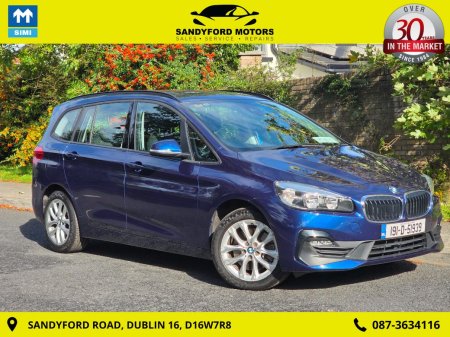 2019 BMW 2-Series 218 F46 D SE Gran Tourer 5DR