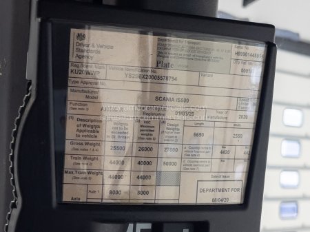 2020 SCANIA S500 - photo 21