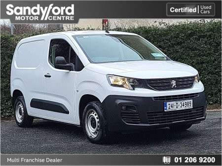 2024 Peugeot Partner PARTNER PRO PLUS1.5 HDI 100 65**Plus VAT**