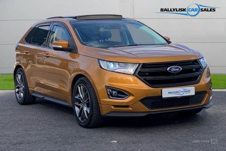 2017 Ford Edge 2.0 TDCi 210PS Sport Auto AWD in Electric Spice with 89K + Lux Pack