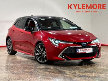 2021 Toyota Corolla 1.8 HYBRID AUTOMATIC - GZ EDITION - UPGRADED ALLOYS - RED/BLACK TWO TONE - HALF RED LEATHER TRIM - C