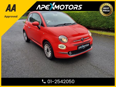 2017 Fiat 500 FINANCE ARRANGED * TOP-SPEC LOUNGE MODEL * PAN SUNROOF * NEW NCT FEB-28 * IMMACULATE * STAMPED SERVI