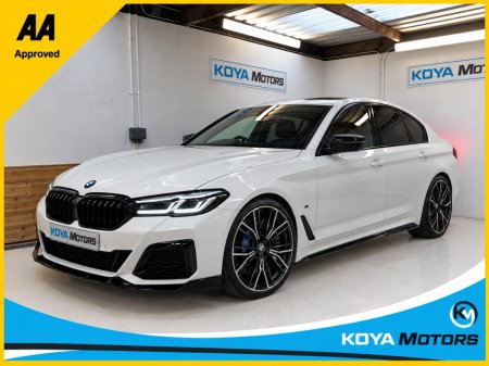 2021 BMW 5-Series 5 SERIES G30 M-SPORT PLUS X-DRIVE LCI 190 BHP M-PERFORMANCE // FULL HEATED ELECTRIC LEATHER // APPLE