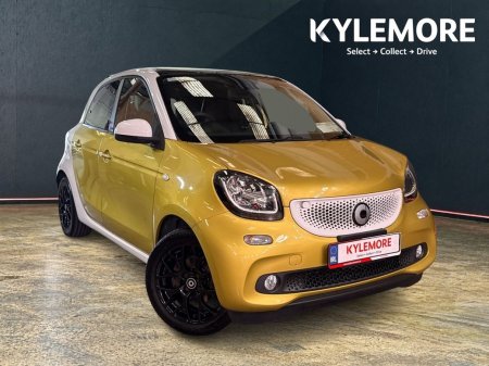 2017 Smart Forfour 0.9 AUTOMATIC - BLACK LEATHER - FACTORY ALLOYS - HEATED SEATS - DOUBLE GLASS ROOF