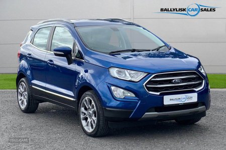 2019 Ford EcoSport 1.0T 125PS Titanium in Blue with 60K