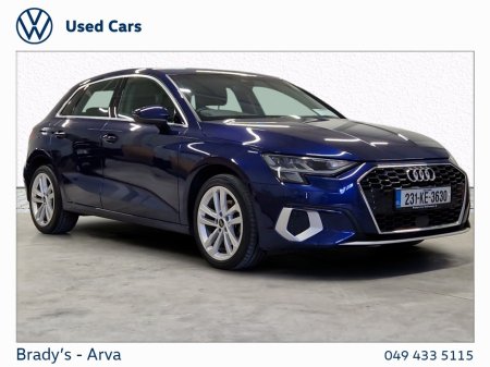 2023 Audi A3 SPORTBACK 30 TDI 116BHP SE 4DR