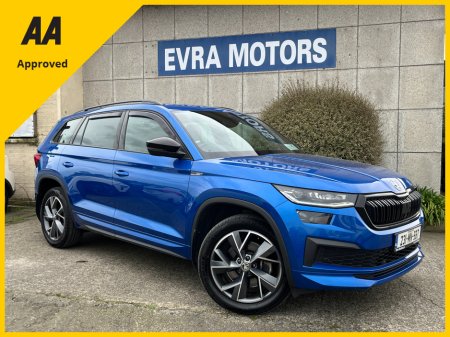 2023 Skoda Kodiaq 7 SEATER SPORTLINE SPORT AUTOMATIC 2.0 DIESEL //HIGH SPEC//PANORAMIC GLASS ROOF//HEATED STEERING WHE