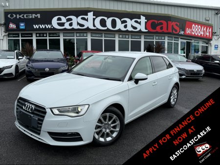 2015 Audi A3 ( 152 REG ) FULL CREAM LEATHER SEATS 1.4 TFSI AUTOMATIC - REVERSE CAMERA - MULTIFUNCTION STEERING WH